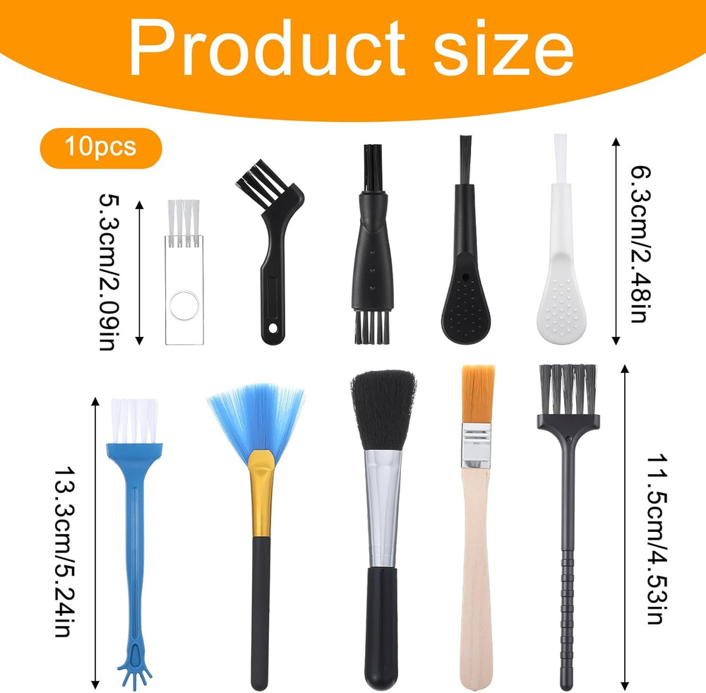 10 PCS Mini Keyboard Cleaning Brushes Kit, Anti-Static Electronic Dust Cleaning