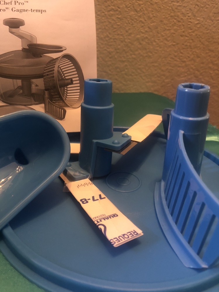 Tupperware Quick Chef Pro System Raindrop color