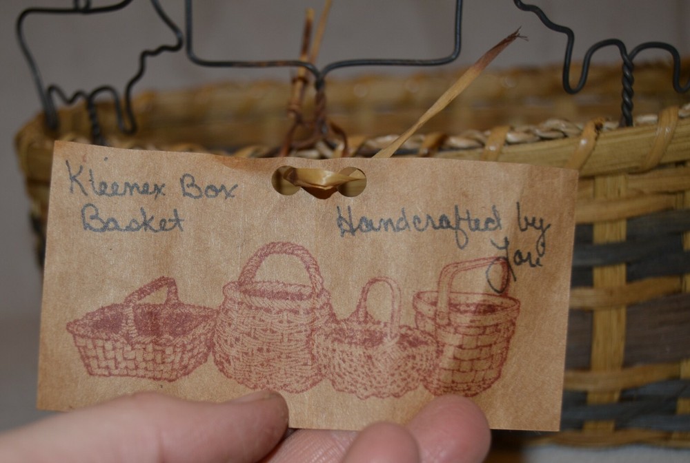 Tissue Basket Holder Box Handmade