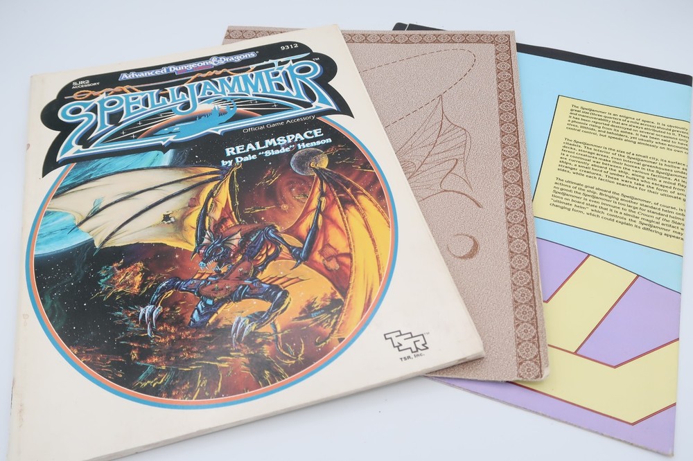 READ Spelljammer, AD&D 2nd ed LOT Realmspace, Wildspace, Arcane Space, Lorebook