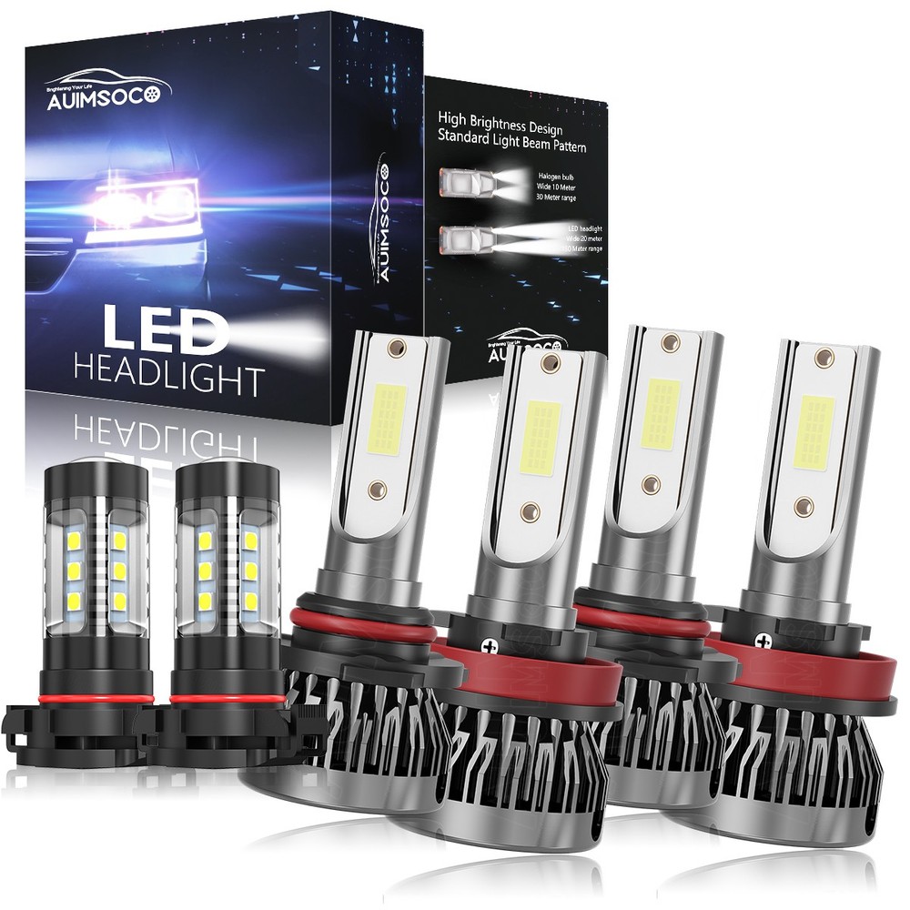 For Chevrolet Silverado 1500 2007-2015 Crew Cab Pickup 4-Door LED Headlight Bulb