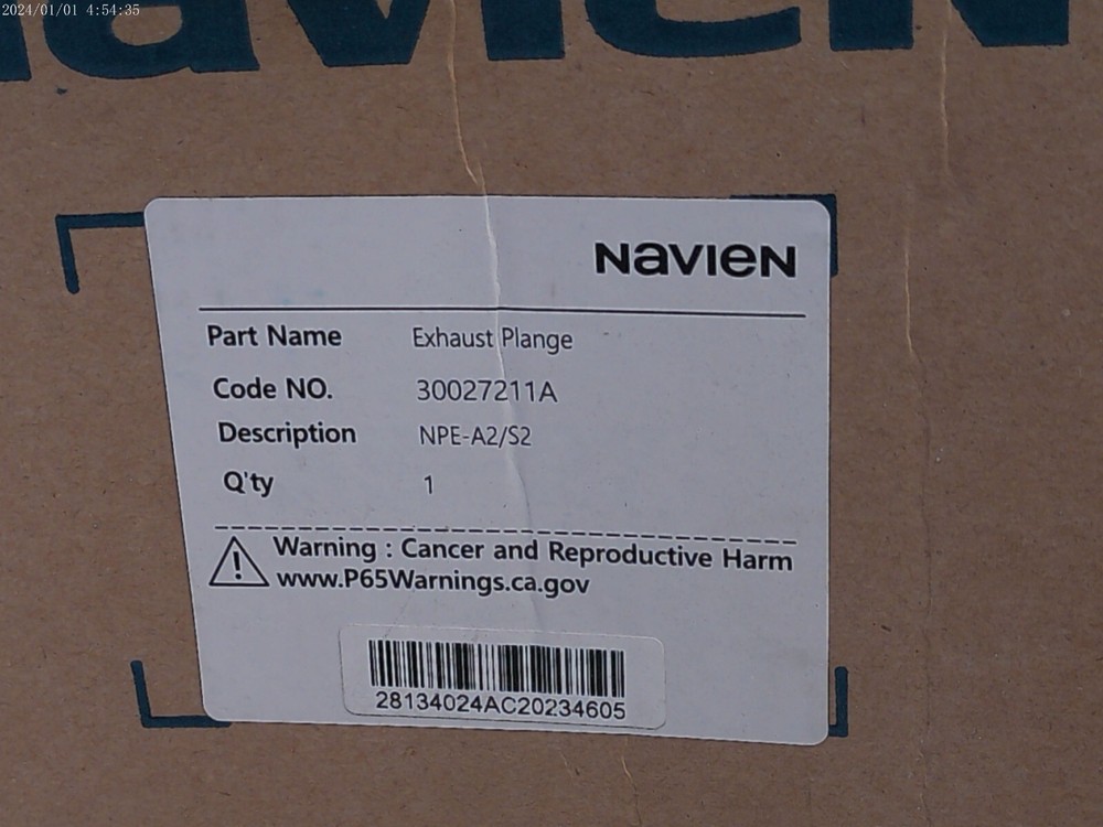 Navien Exhaust Flange