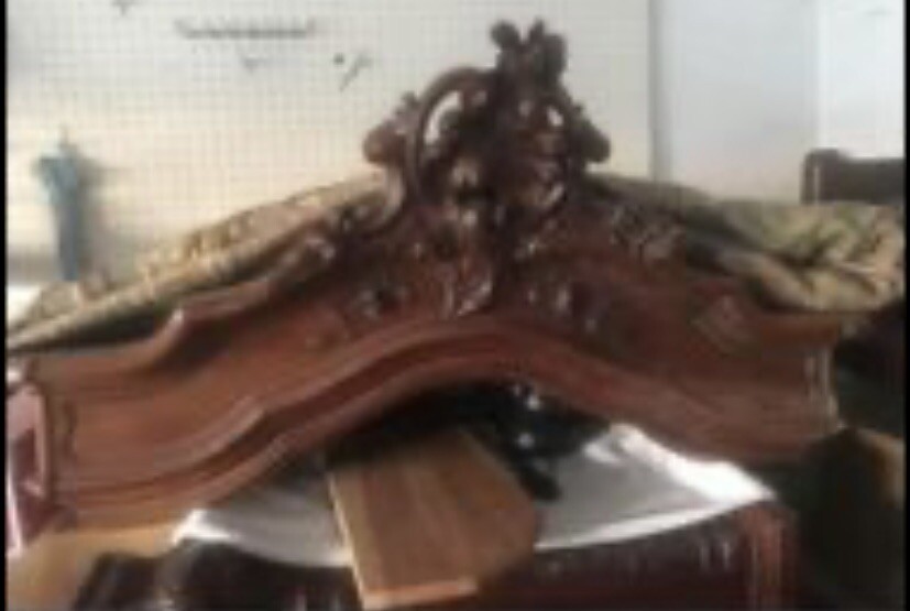 1800’s Solid Wood Antique French Armoire