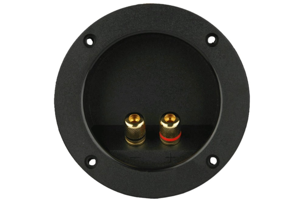 3" Round Subwoofer Box Terminal Cup Banana Clip Speaker Box Clips Binding Posts