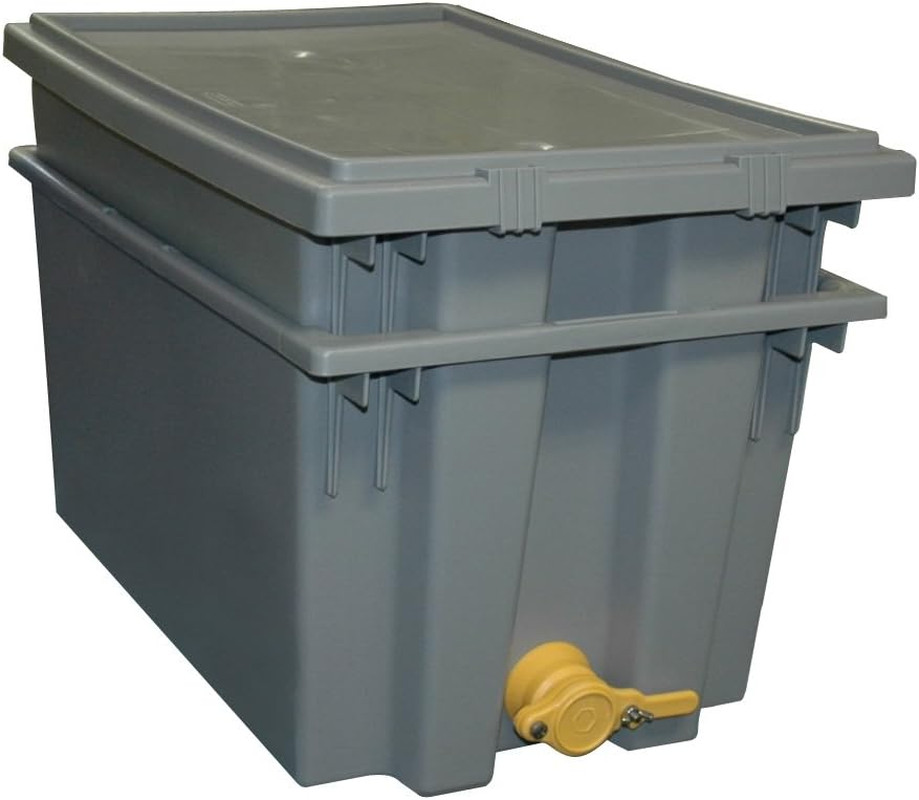 Durable Plastic Uncapping Tank with Honey Gate - Multi-Purpose Extraction Tool
