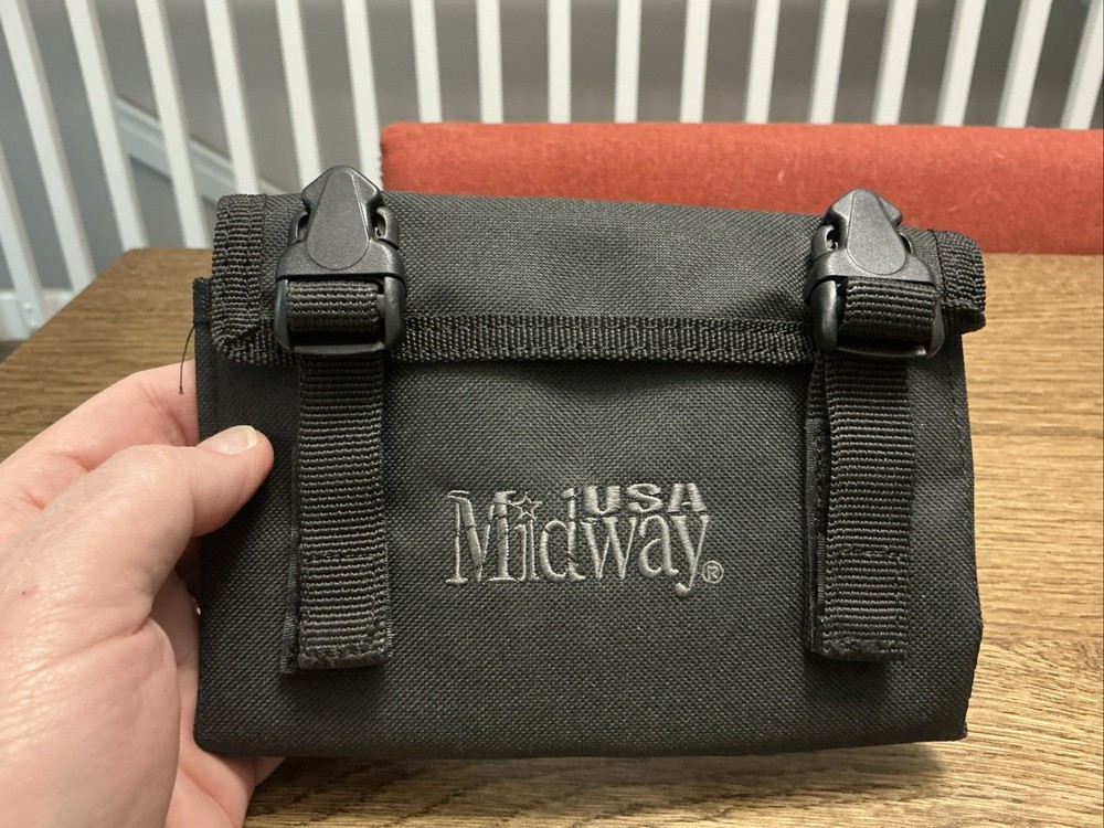 MidwayUSA Folding Rifle Ammunition Case - Black