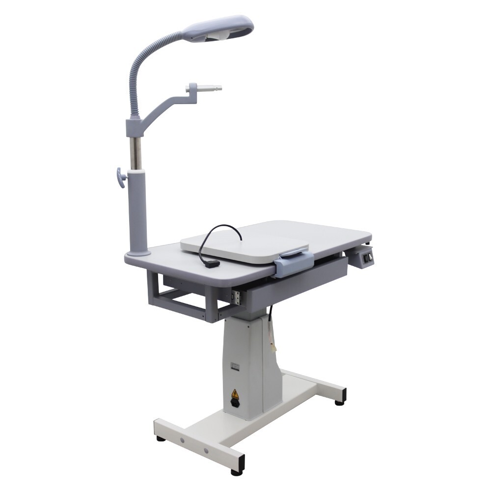 Automatic Optometry Ophthalmic Eyeglass Test Stand Movable Table Loading 165lbs