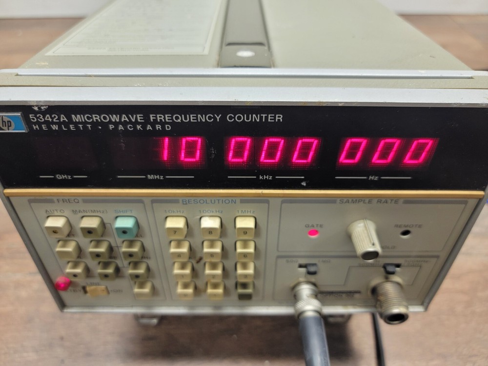 HP Agilent 5342A Microwave Frequency Counter OPT 002