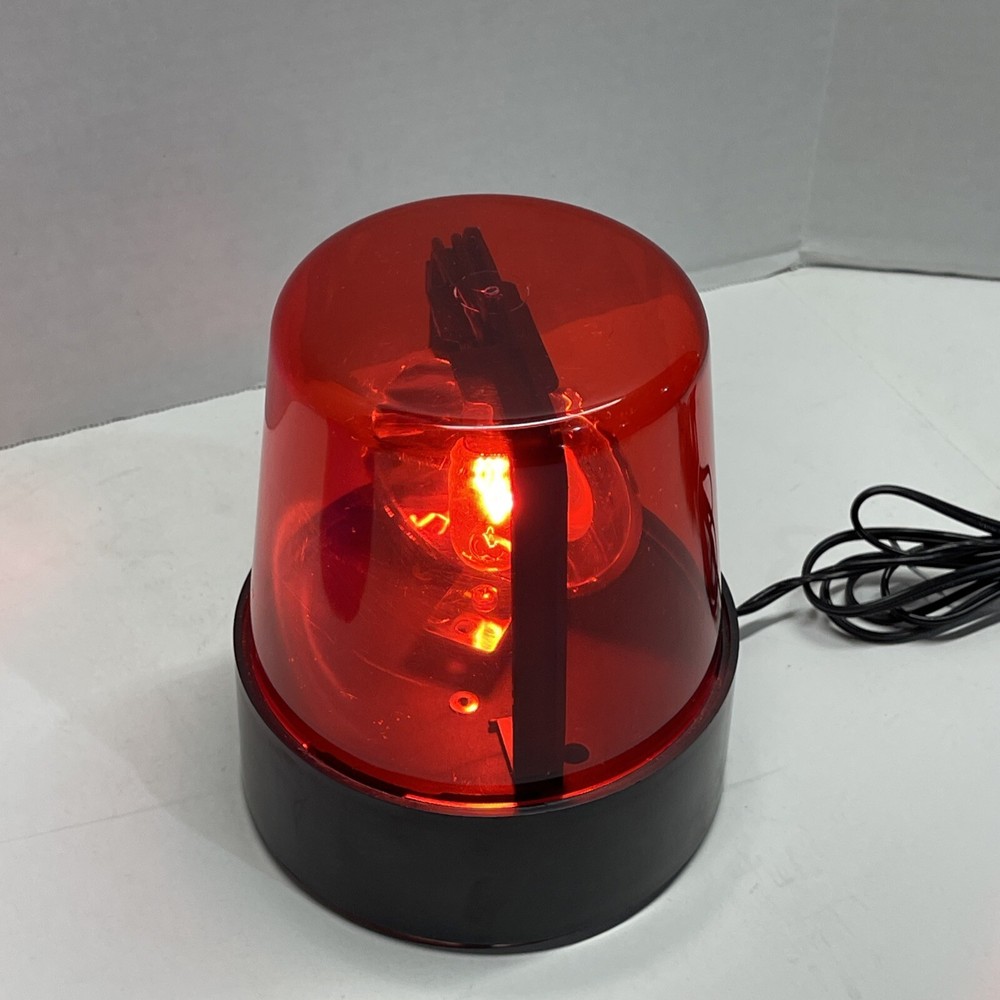 Rotating Multi Flasher with Red and Blue Domes with Extra Bulbs