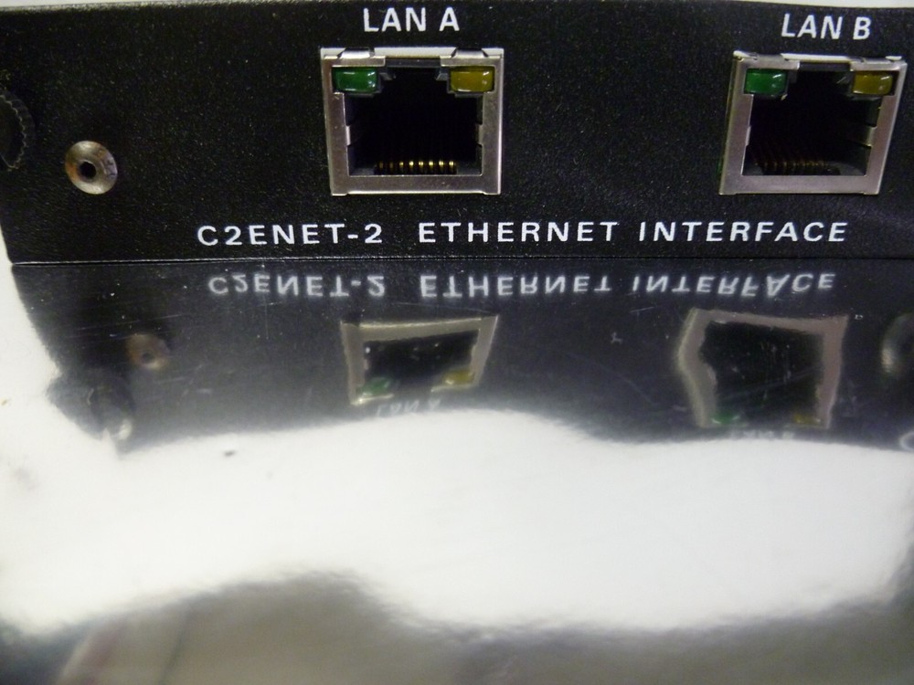 2 MIX CRESTRON C2COM-3 RS-232/422/485 INTERFACE & C2ENET-2 ETHERNET INTERFACE