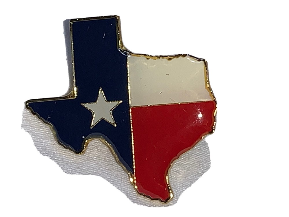 TEXAS COLORS STATE LAPEL PIN NEW