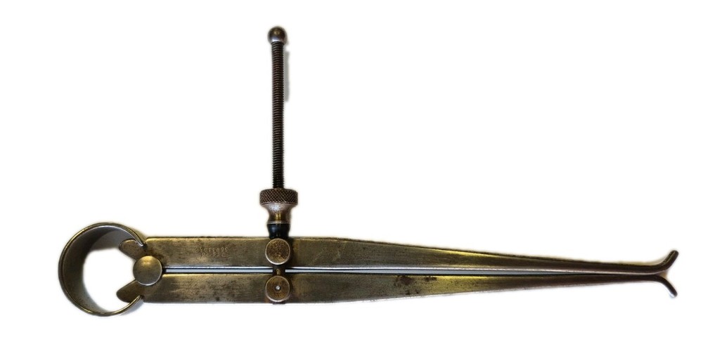 Starrett 73A-6 Yankee Spring-Type Inside Caliper, 6" Size, Solid Nut