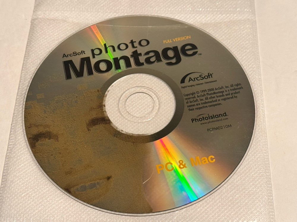 ARCSOFT PHOTO MONTAGE Full Version for Mac & Windows PC software Disc only