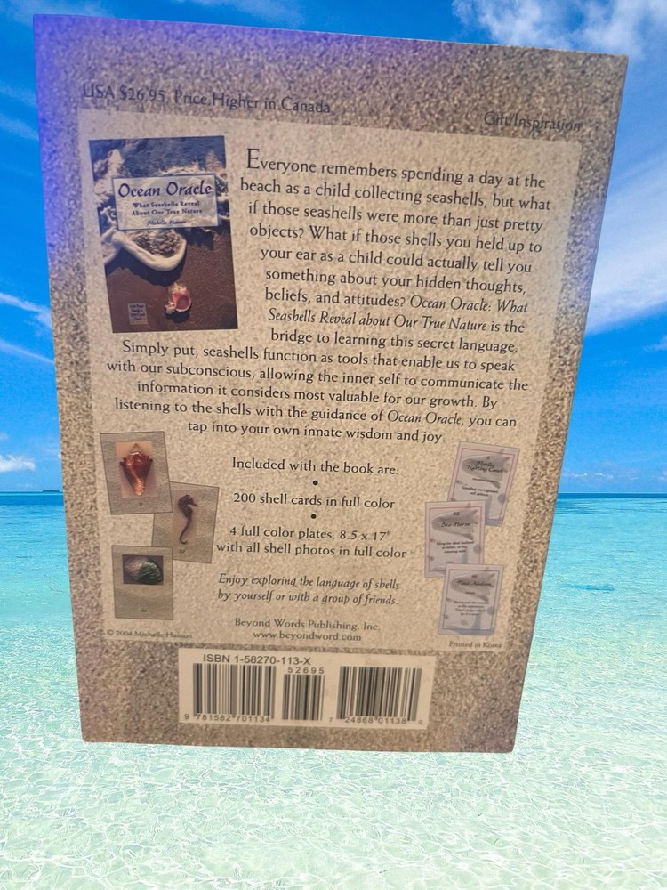 Ocean Oracle Card Deck By Michelle Hanson Seashell Divination Oracle Set
