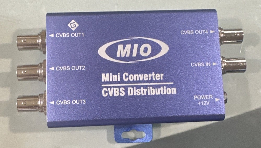 Gra-Vue MMIO VDA 1 x 4 Analog Video Distribution Mini Box