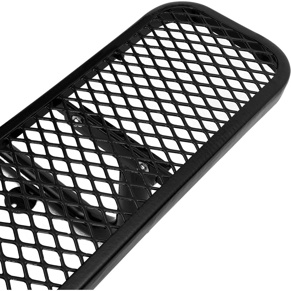 8' ADA Rectangular Picnic Table Expanded Metal Black (96" Long)