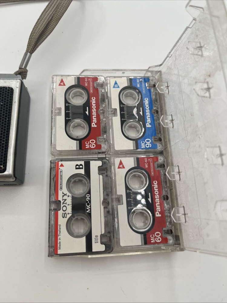 Realistic Model Micro-20 Cassette Recorder With Cassettes. Untested As Is