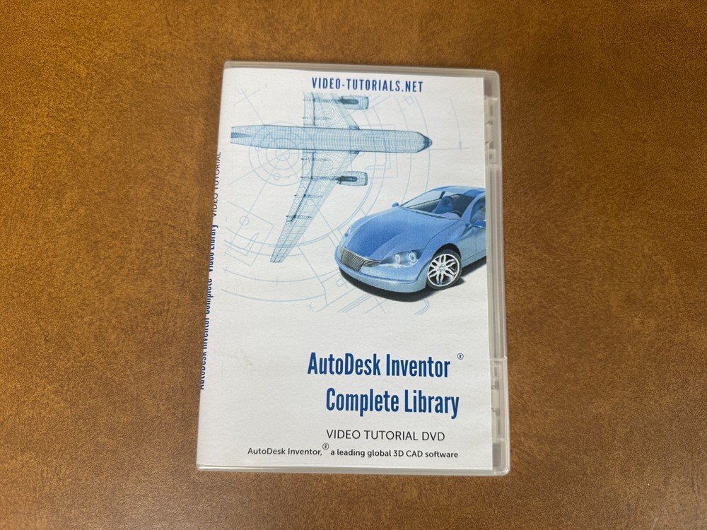 AutoDesk Inventor Complete Library Video Tutorial DVD *No Codes or Serial Number