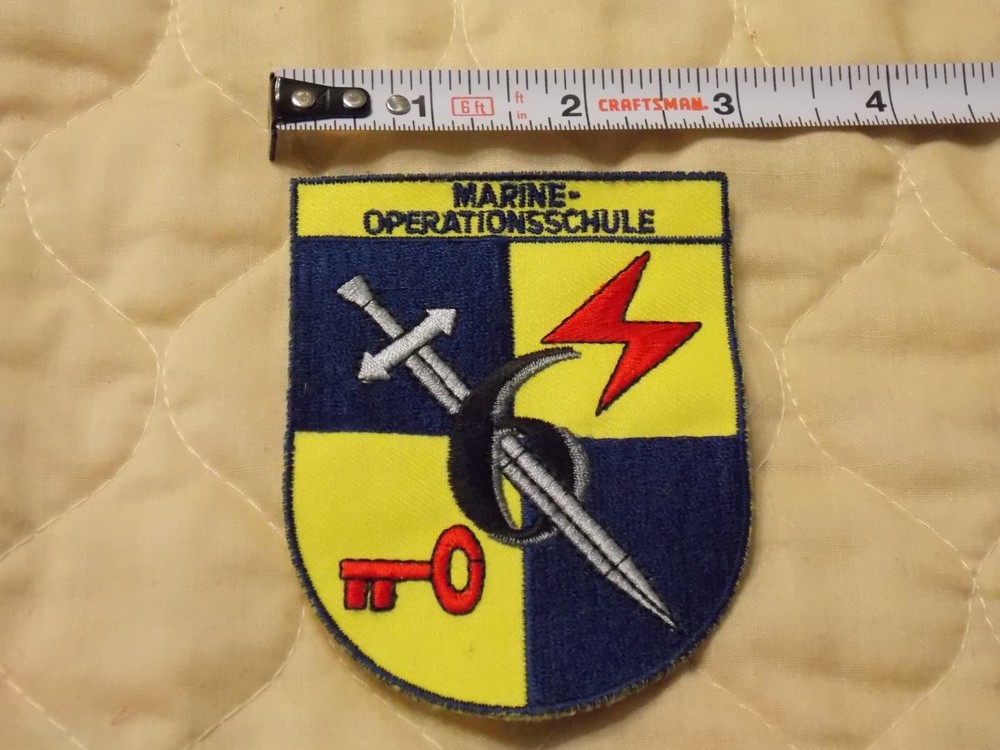 USMC 6th Marine Div Special Operations Intelligence Bn patch? 2.75"x3.5" German?