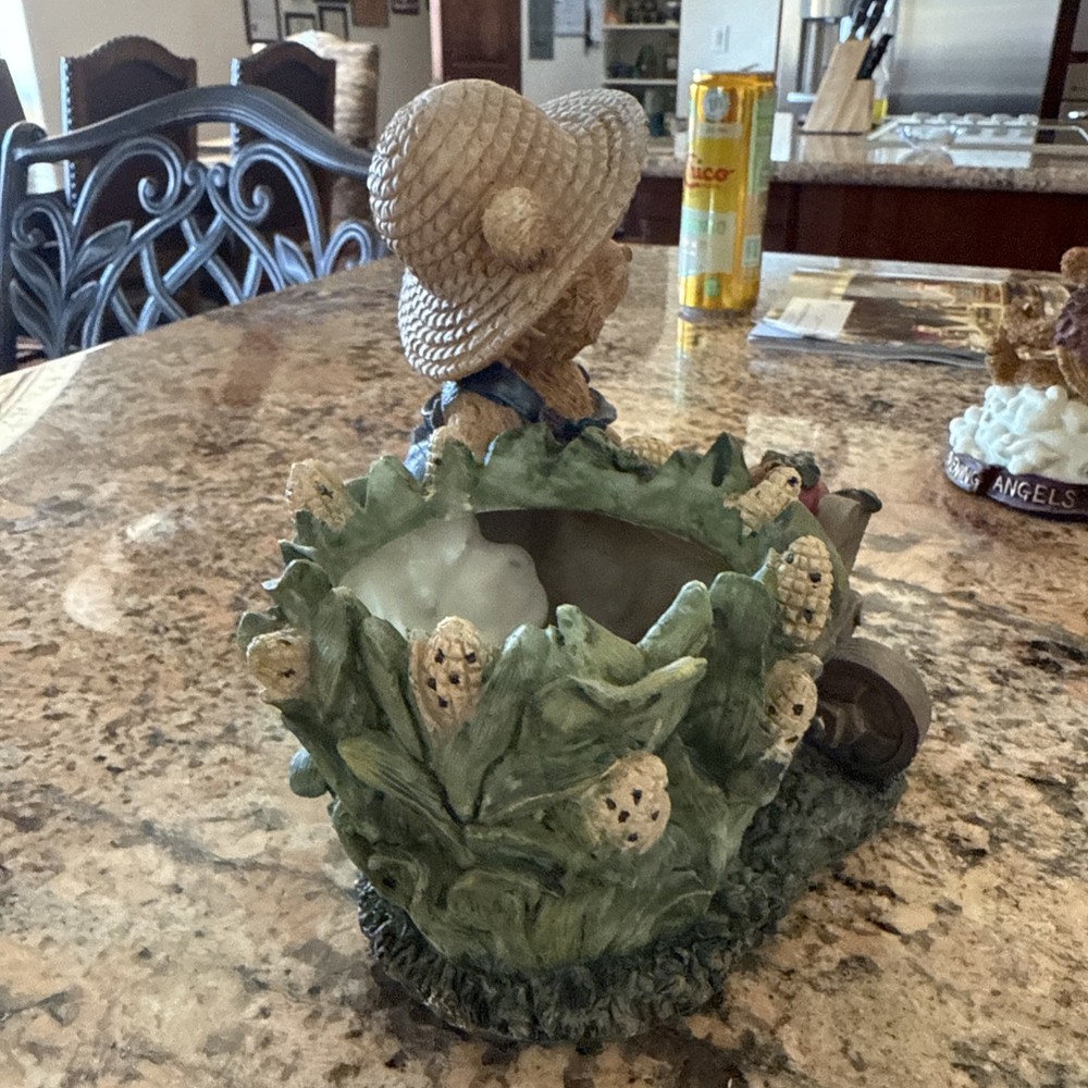 Windsor Bears Fall Harvest Teddy Bear Planter
