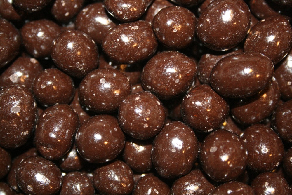 DARK CHOCOLATE PEANUTS, 2LBS