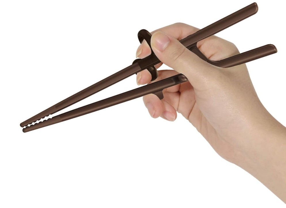 EDISON Adults Training Chopsticks Right Handed Beginner Easy Helper, RH
