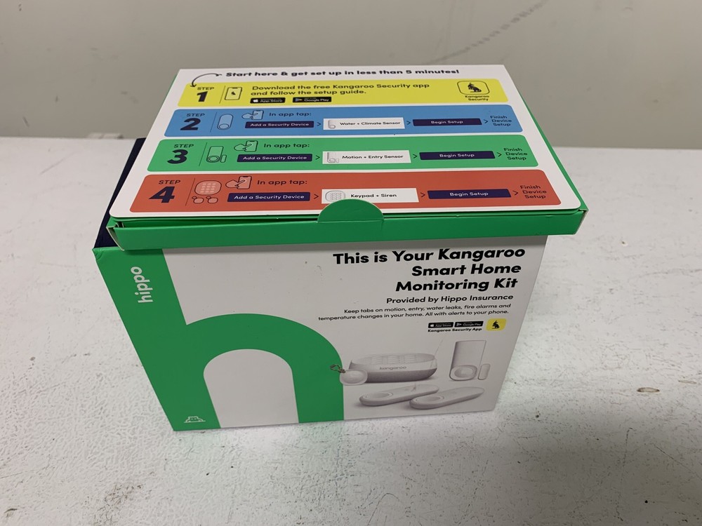 Kangaroo Smart Home Security Kit **READ**