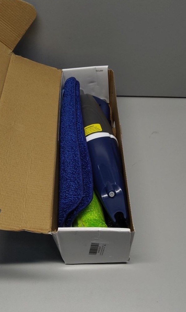 Rectangular Spray Mop Blue Set with Microfiber Pads and Water Tank