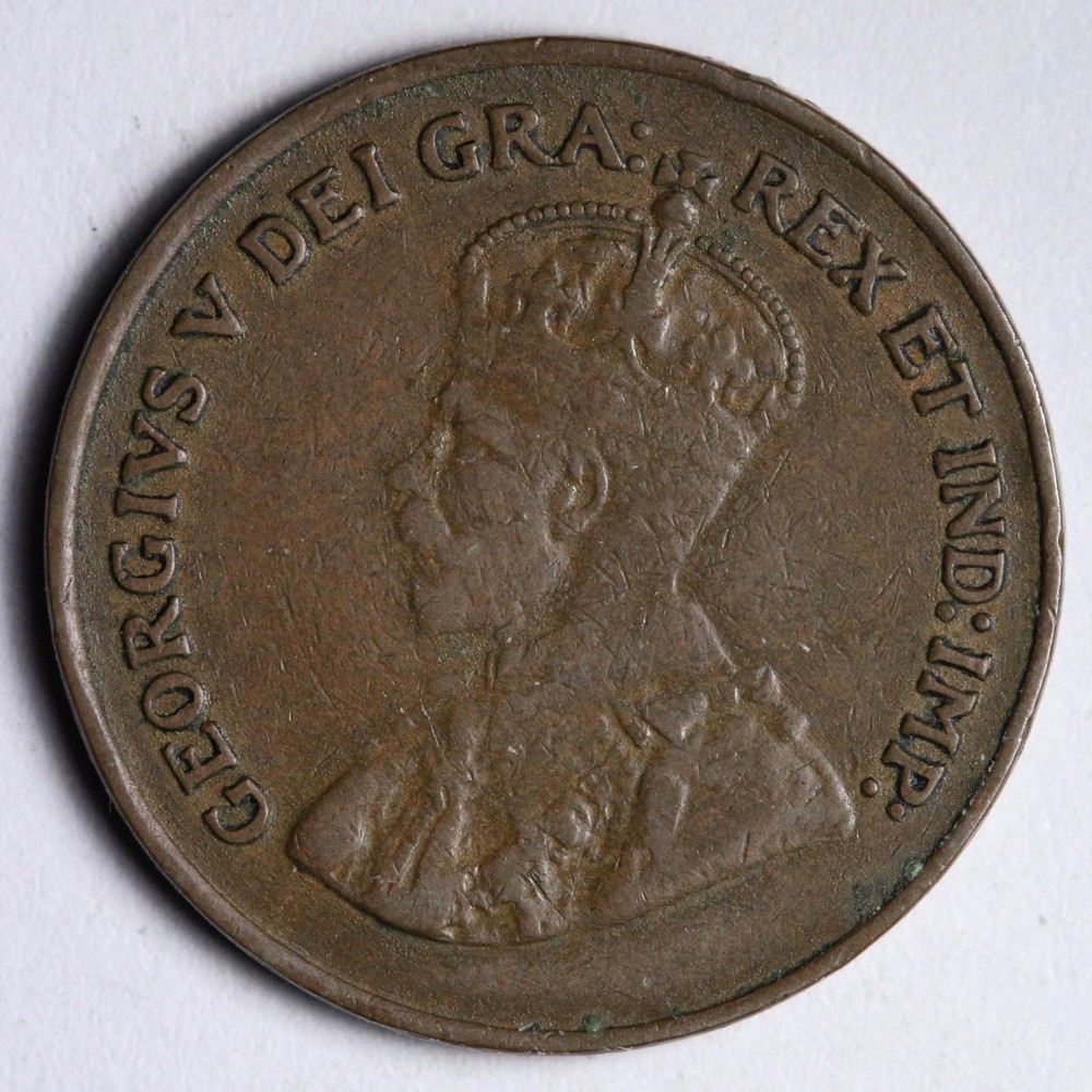 1924 Canada Small Cent Piece E377 SWL