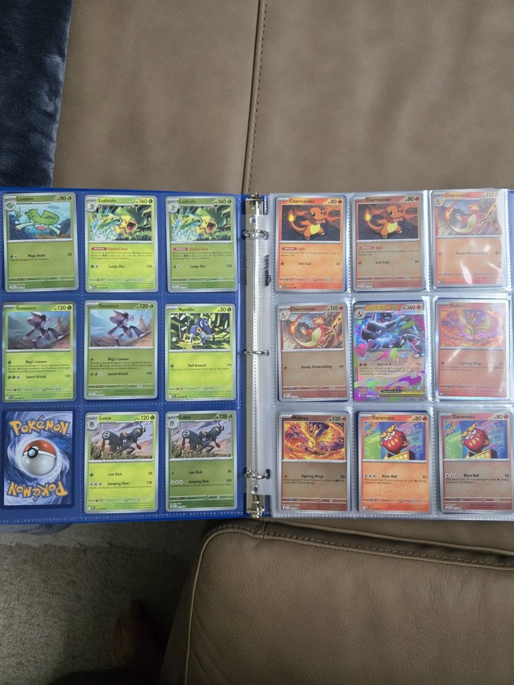 Phantasmal Flames 95% Complete Master Base Set. C/H/R/Ex/Trainers. Binder