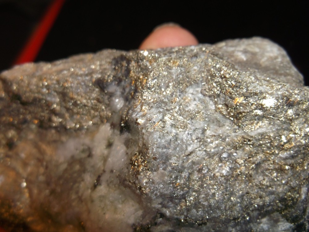 Gold, silver, copper, 244 grams samples ,ore high grade .