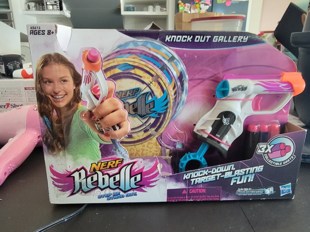 Nerf Rebelle Knock Out Gallery Knock Down Target Blasting Fun
