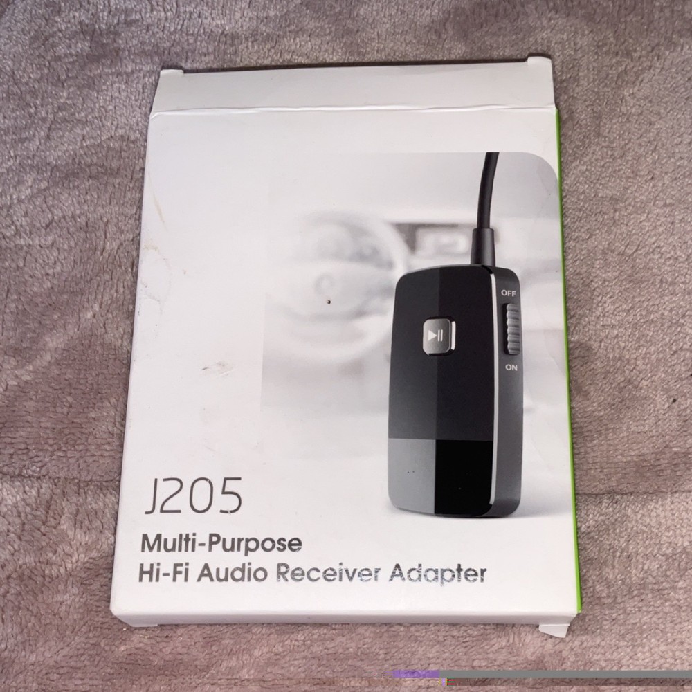 J205 Wireless Multi-Purpose Bluetooth Transmitter 3.5mm Jack to RCA Black