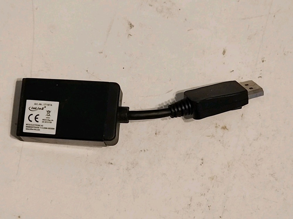 17197A INLINE - Videoadapter - DisplayPort (M) zu HD-15 (VGA) (W) - DisplayPort