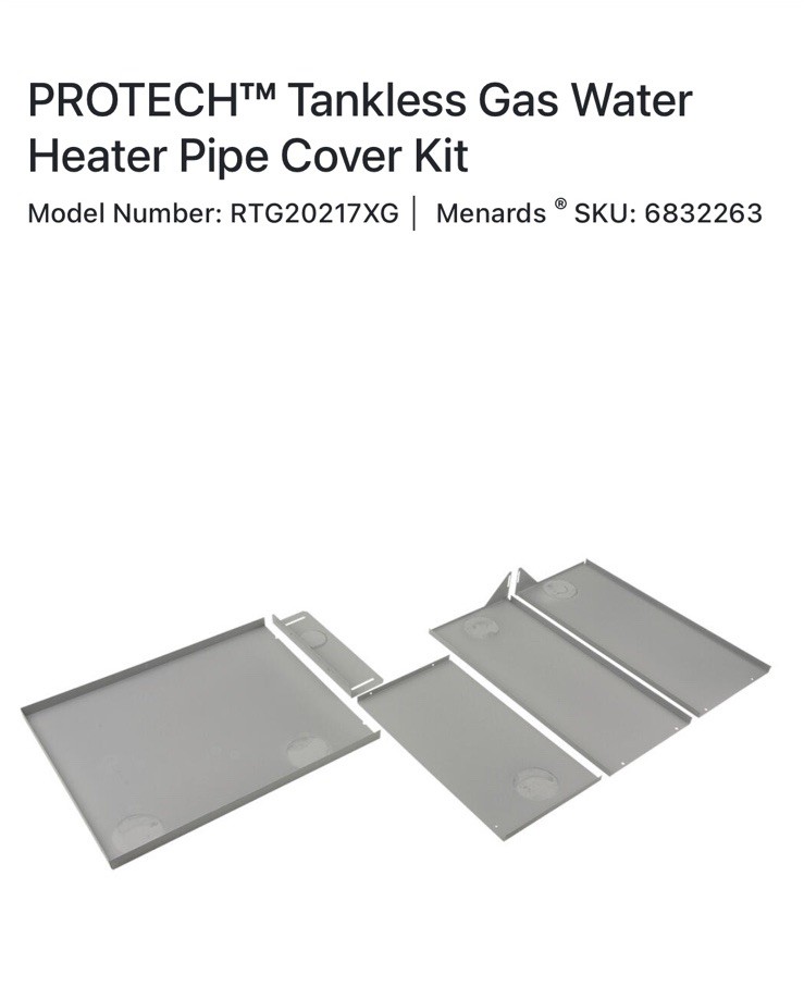 Protec Tankless Water Heater Cover
