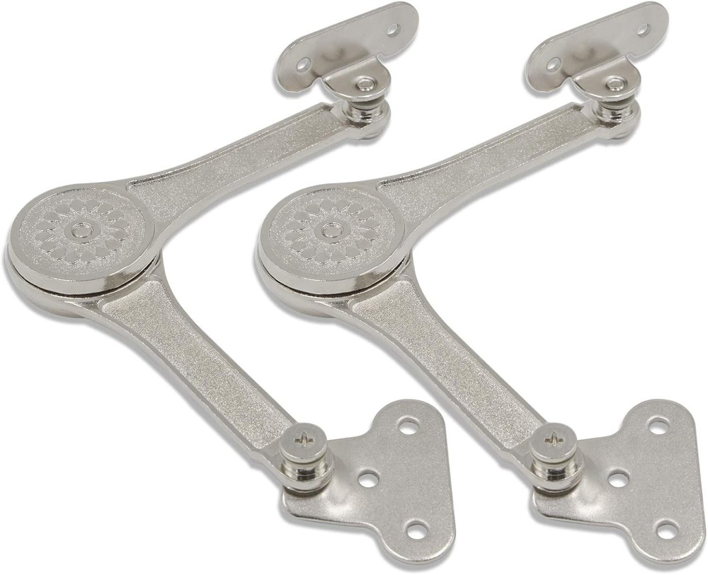 2Pcs Lid Support Hinges Soft Close Folding Lid Stay Hinge Keep Lid Hinge Open fo