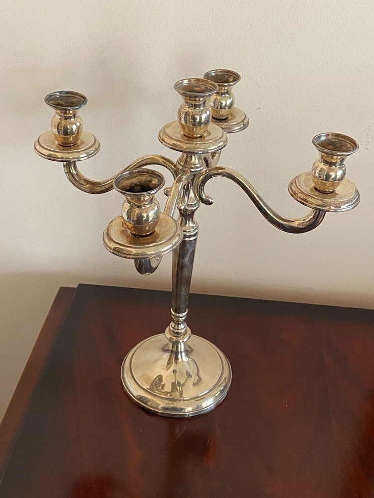 5 Flame Chandelier SILVER 800