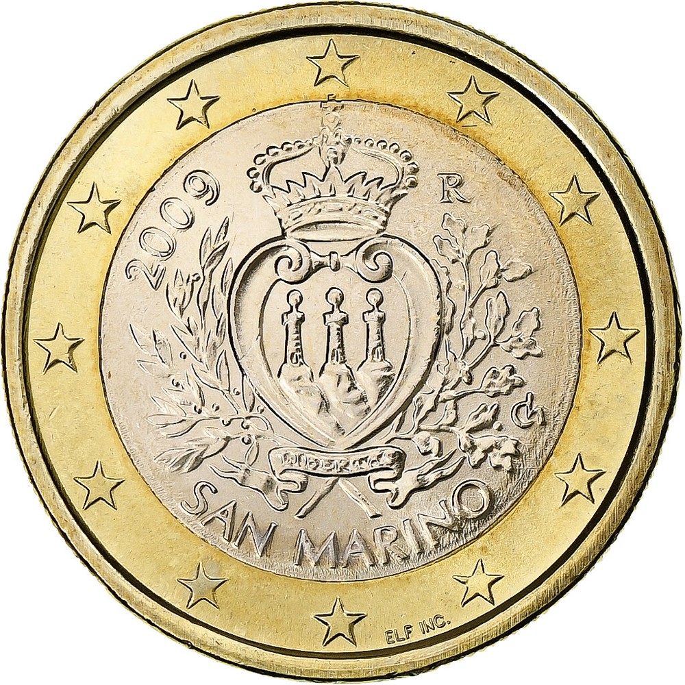[#1162527] San Marino, Euro, 2009, Rome, MS, Bi-Metallic, KM:485