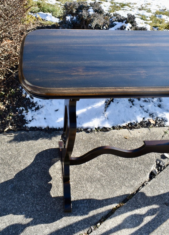 Vintage Walnut Jacobean Style Console/Sofa Table