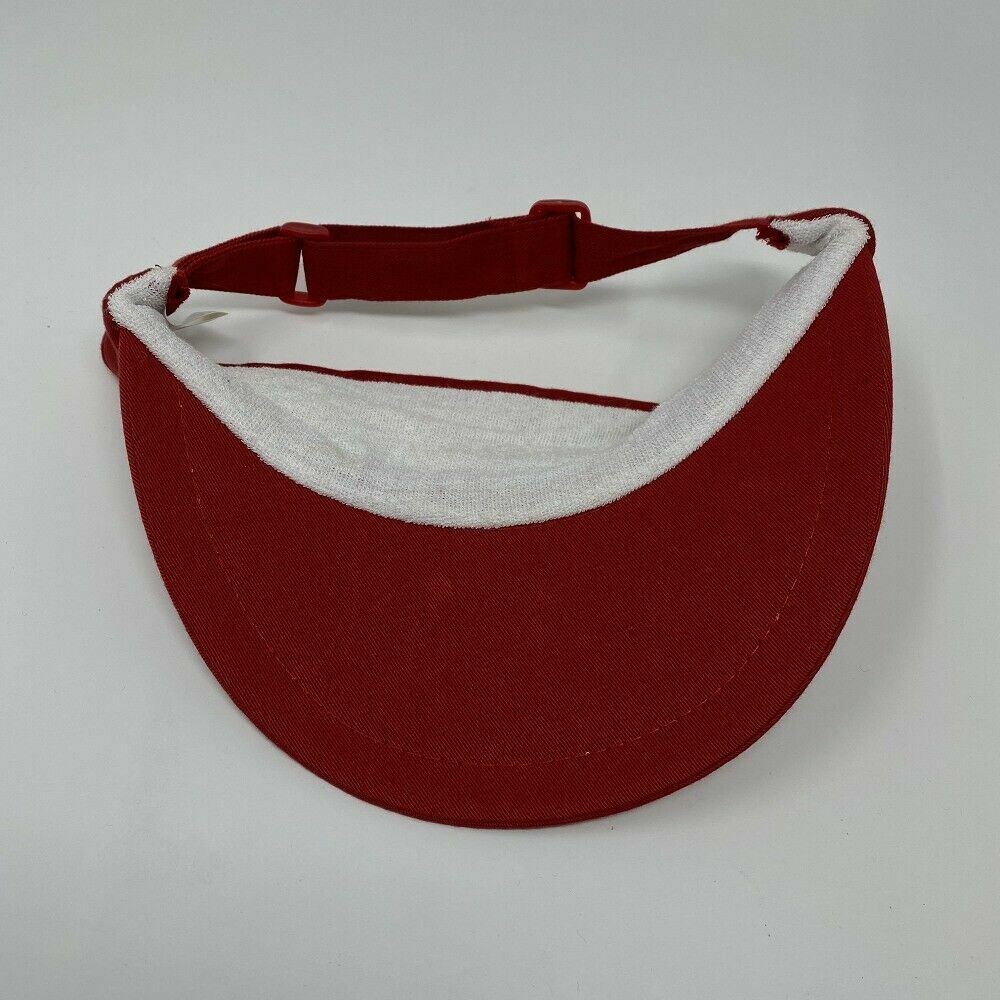 OKI Electric Industry Co Visor Adjustable Red White Golf Telecom Printer