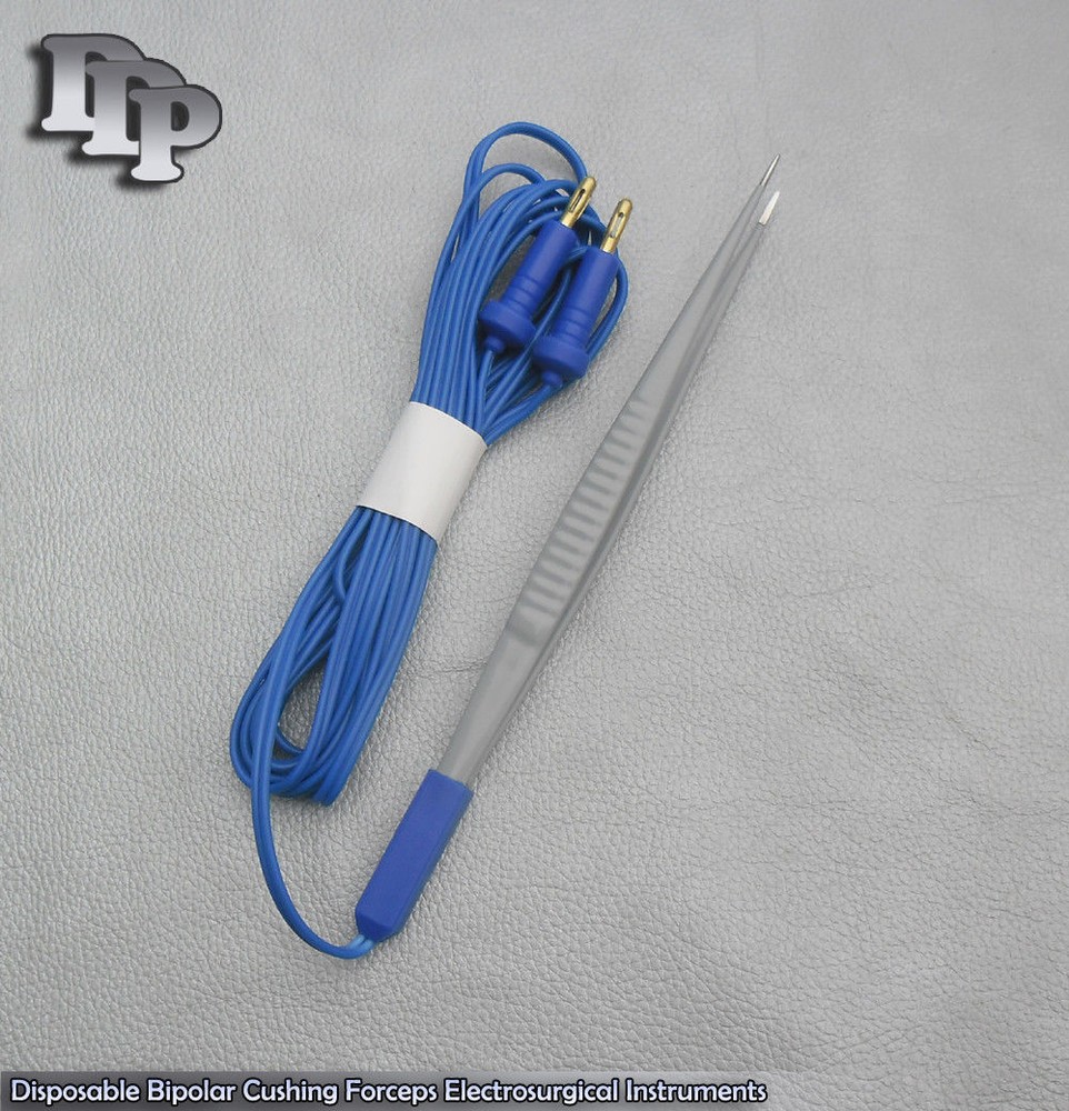 Disposable Bipolar Cushing Forceps 7.5" Electrosurgical Instruments, EL-010