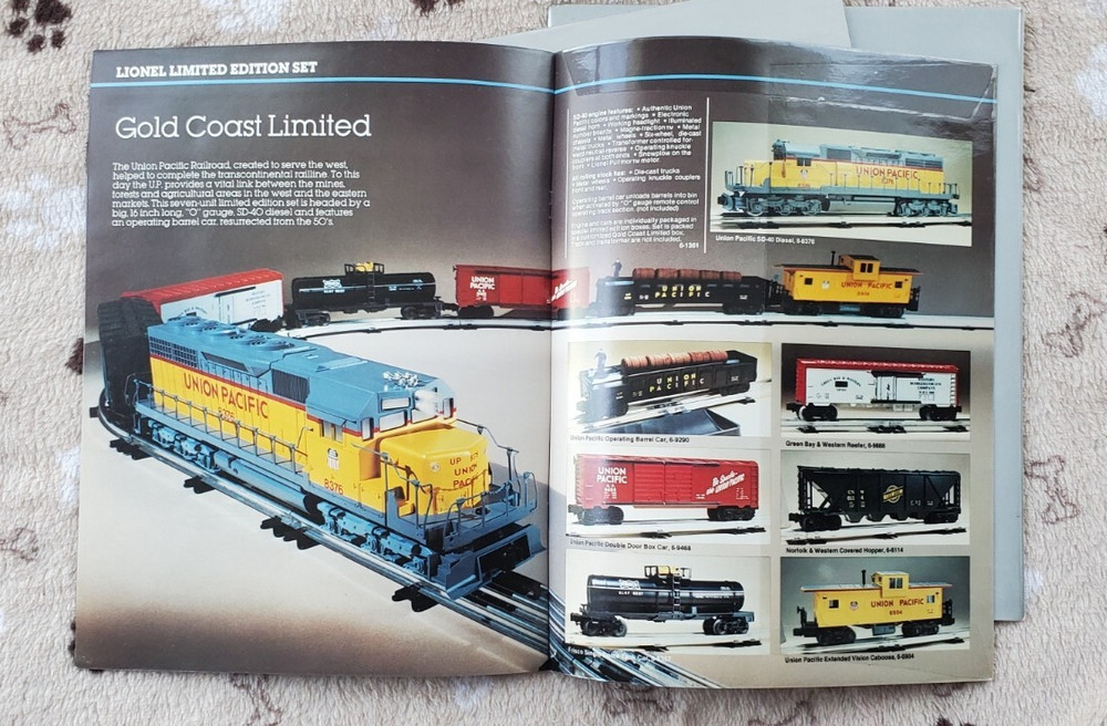Three 1983 Fundimensions Lionel Trains Catalogs / Brochures