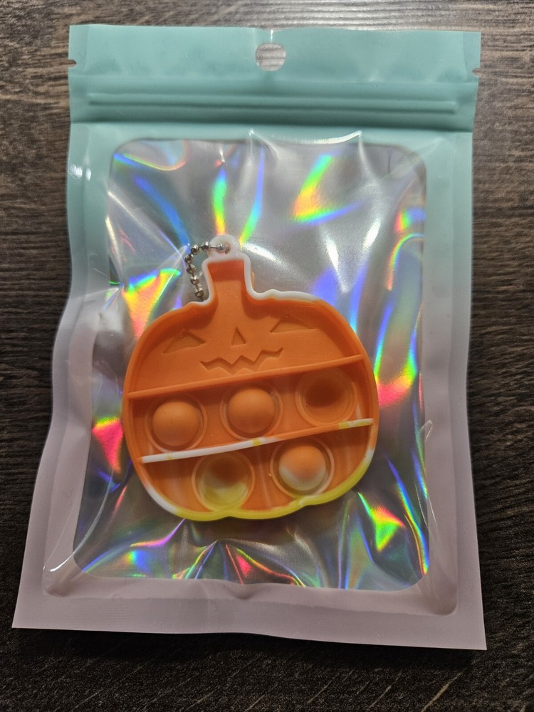 Halloween Pumpkin Fidget Keyring
