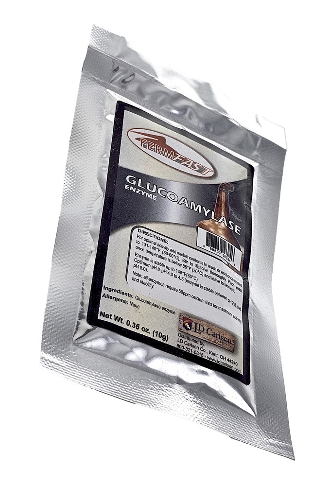 GLUCOAMYLASE ENZYME SINGLE DOSE PACK 10g PACKET DRY BETA AMYLASE ENZYME