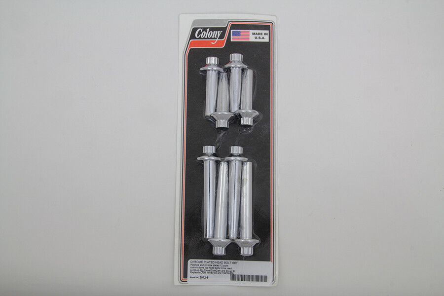 Cylinder Head Bolt Set Chrome fits Harley Davidson