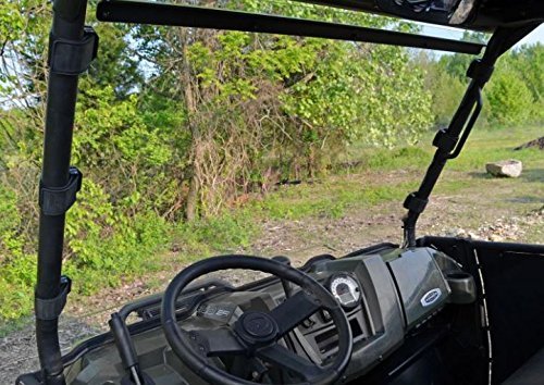 SuperATV Scratch Resistant Full Windshield for Polaris Ranger Full Size 500