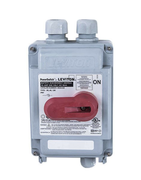 LEVITON DS30-AX TYPE: 3R, 4X, 12K
