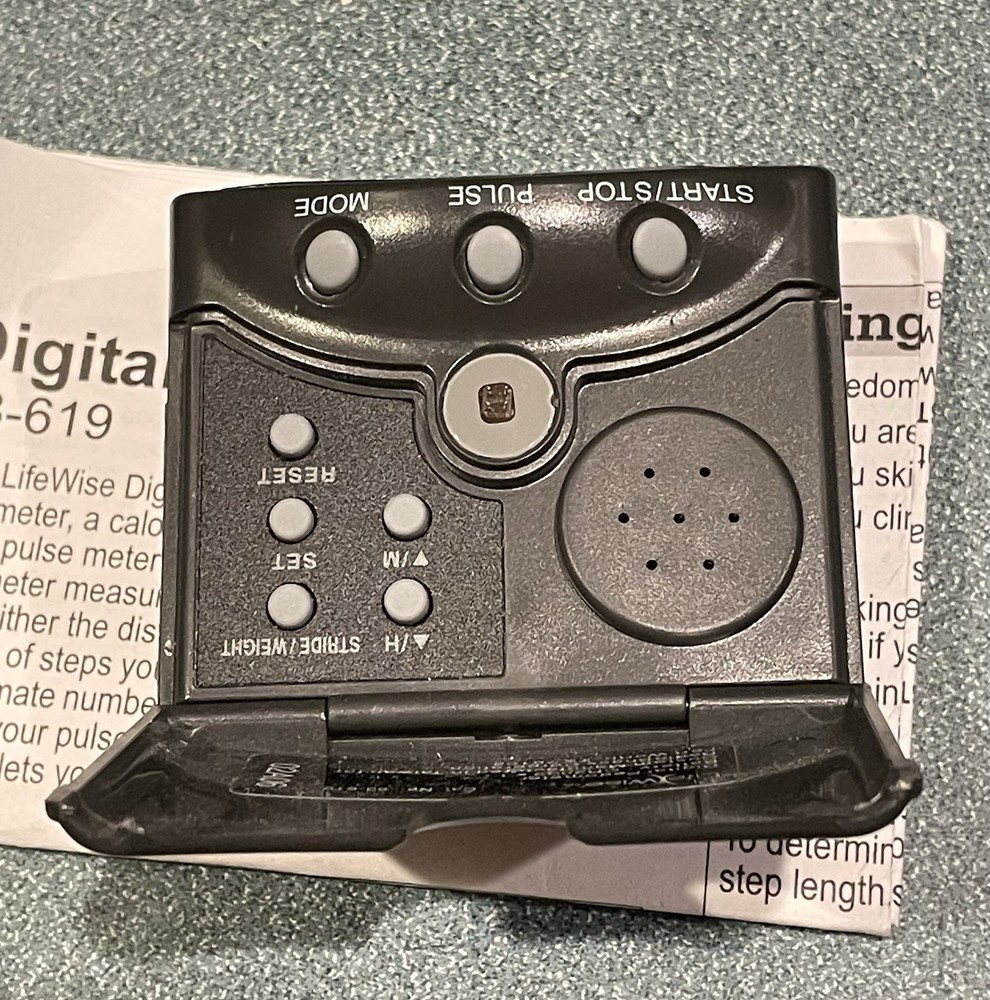Life Wise Digital Pedometer Model #63-619