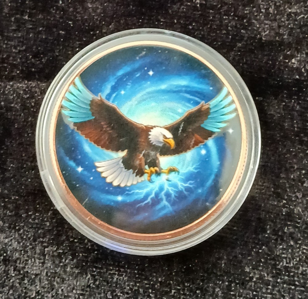 1oz .999 Fine Copper Smerican Eagle Round
