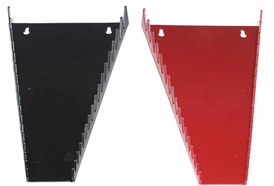 Wrench Organizer Holder 2 Pack Tool Box Storage Sockets Tray Rail Sorter Rack